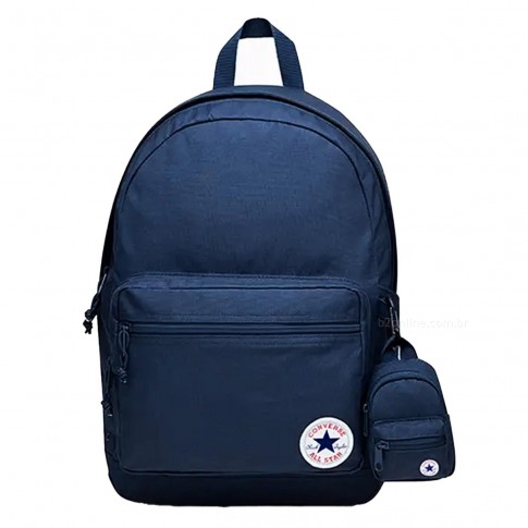Mochila Converse All Star Go 2 Unissex Azul Marinho
