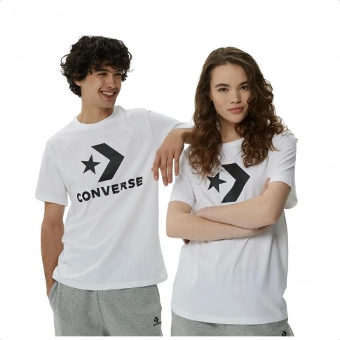 Camiseta Converse All Star Go-to Star Chevron Branco