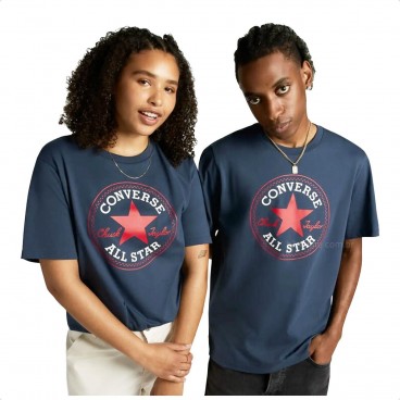 Camiseta Converse All Star Patch Standart Fit Azul / Marinho