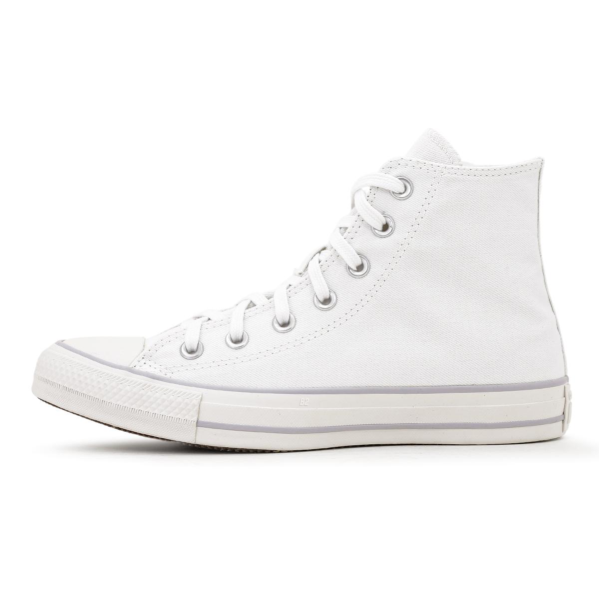 Tênis Converse Chuck Taylor All Star Cano Alto Feminino Branco / Lilás