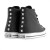 Tênis Converse Chuck Taylor All Star Cano Alto Feminino Preto / Branco