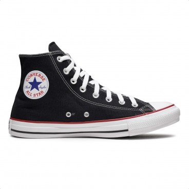 Tênis Converse Chuck Taylor All Star Cano Alto Masculino Preto / Vermelho
