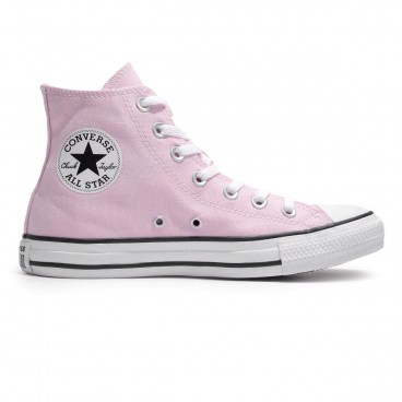 Tênis Converse Chuck Taylor All Star Seasonal Colors Cano Alto Feminino Rosa / Branco