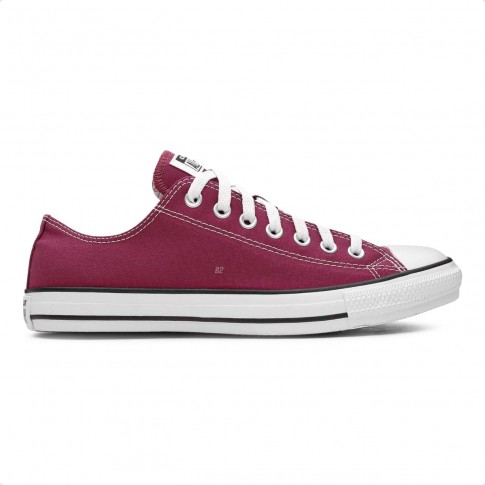 Tênis Converse Chuck Taylor All Star Unissex Bordô / Branco