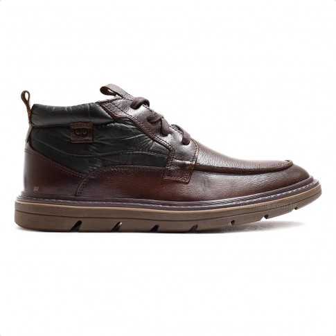 Bota Democrata Jeff Masculina Marrom / Preto