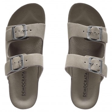 Sandália Democrata Easy Weekend  Masculino Bege / Marrom