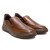 Sapatênis Democrata Calce Fácil Grid Slip On Masculino Marrom