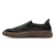 Sapatênis Democrata Calce Fácil Grid Slip On Masculino Preto / Marrom