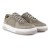 Sapatênis Democrata Denim Beat Pulse Microfuros Masculino Bege / Marrom
