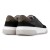 Sapatênis Democrata Denim Beat Pulse Microfuros Masculino Preto / Bege