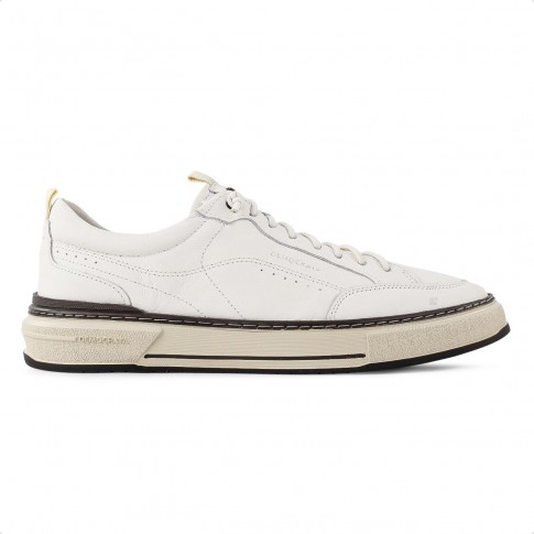 Sapatênis Democrata Denim Foster Masculino Off White / Bege