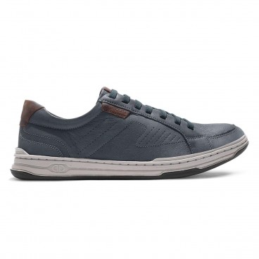 Sapatênis Democrata Denim Jay Masculino Cinza / Marrom
