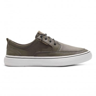 Sapatênis Democrata Fender Masculino Marrom / Cinza