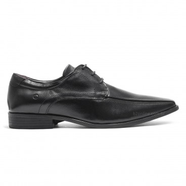 Sapato Social Democrata Unique Masculino Preto / Preto