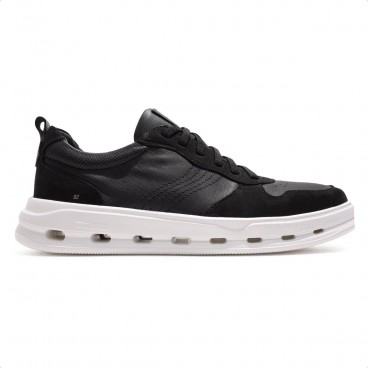 Tênis Democrata Groove Full Light Masculino Preto / Branco