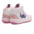 Tênis Disney Casual Stitch Juvenil Cano Alto Branco / Rosa