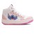 Tênis Disney Casual Stitch Juvenil Cano Alto Branco / Rosa