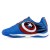 Chuteira Futsal Dray Marvel Original Sem Cadarço Infantil Azul / Vermelho