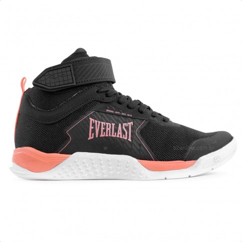 Tênis Everlast Monster 3 Feminino Preto / Coral