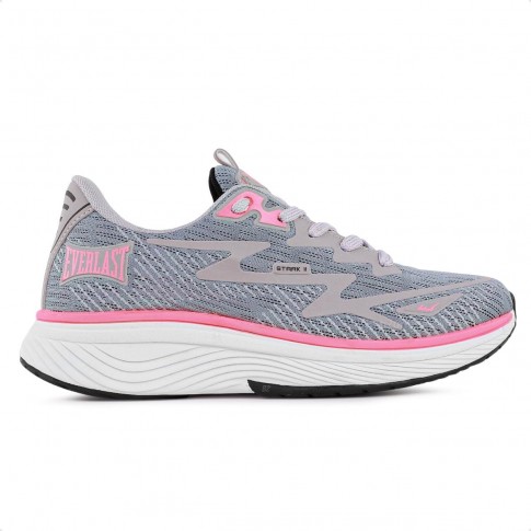 Tênis Everlast Stark II Feminino Cinza / Rosa