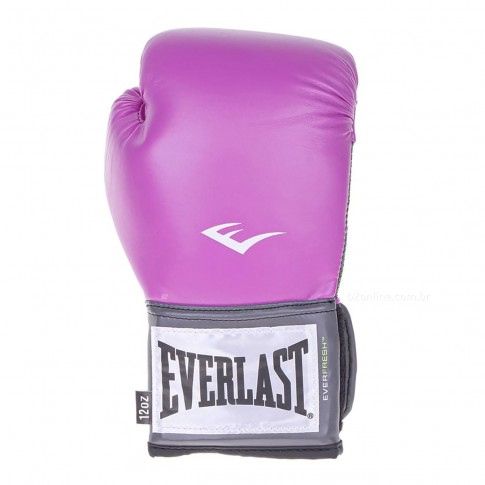 Luvas de Treino Everlast Pro Style 12 OZ Rosa / Cinza