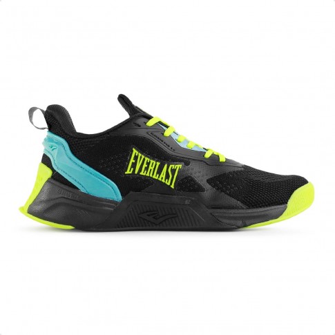 Tênis Everlast Climber Pro 2 Unissex Preto / Verde Neon