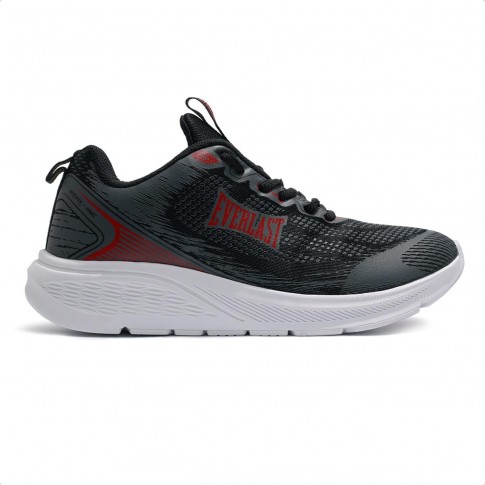 Tênis Everlast Wildcat Unissex Preto / Vermelho
