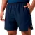 Shorts Fila Mesh Match II 5 Masculino Marinho / Laranja