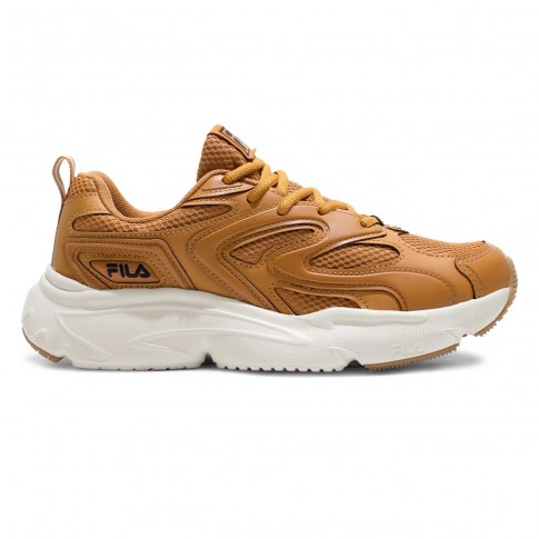 Tênis Fila Buzzard Bold Feminino Marrom Claro