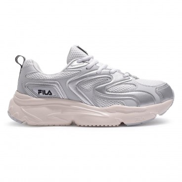 Tênis Fila Buzzard Bold Feminino Prata / Bege