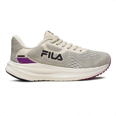 Tênis Fila Fastness Feminino Bege / Roxo