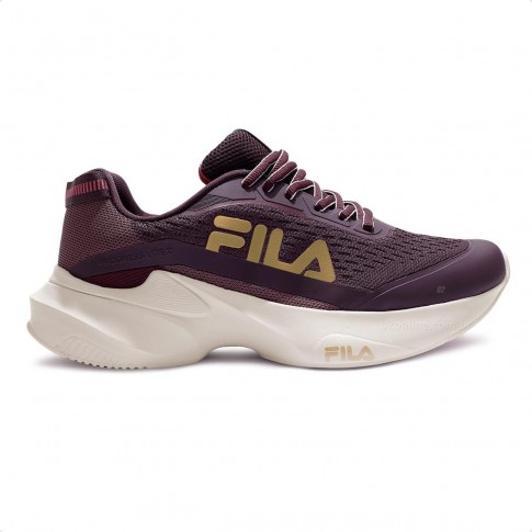 Tênis Fila Progress Lite 2 Feminino Bordô / Bege