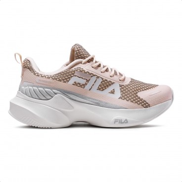 Tênis Fila Progress Lite Feminino Rosa Claro / Cinza
