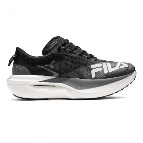 Tênis Fila Racer Carbon 3 Tri Feminino Preto / Branco