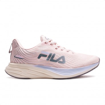 Tênis Fila Racer Curve 2 Feminino Rosa Claro / Cinza