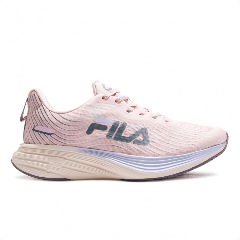 Tênis Fila Racer Curve 2 Feminino Rosa Claro / Cinza