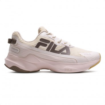Tênis Fila Recovery Feminino Bege / Marrom Claro