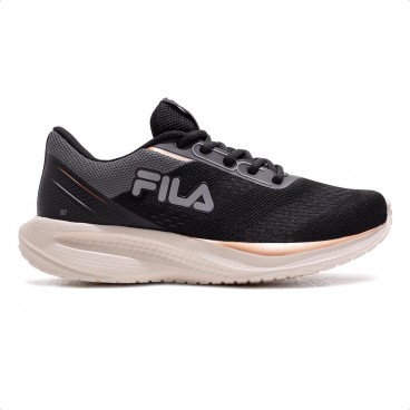 Tênis Fila Rise Up Feminino Preto / Rosê