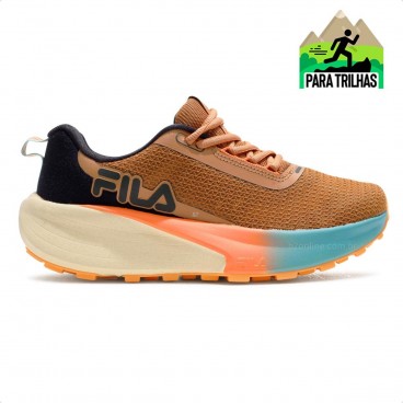 Tênis Fila Skywind Feminino Laranja / Preto