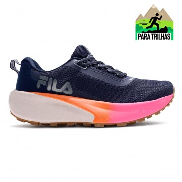 Tênis Fila Skywind Feminino Marinho / Rosa