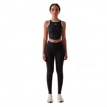 Calça Legging Fila Pocket Life Feminina Preto