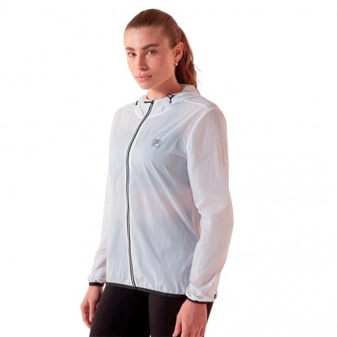 Jaqueta Fila Corta Vento Racer Run Feminina Branco