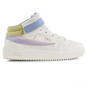 Tênis Fila Acd Classic Mid Infantil Off White