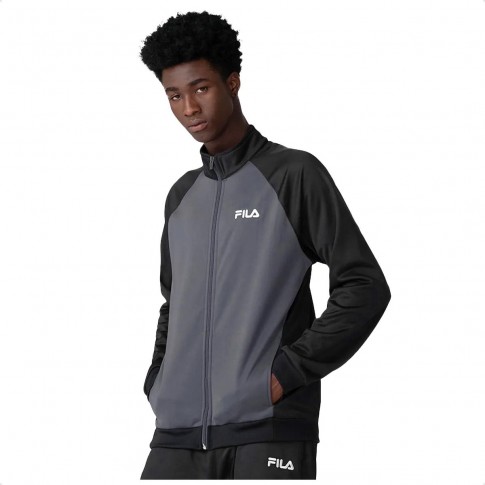 Agasalho Fila Basics Sports Masculino Preto / Cinza