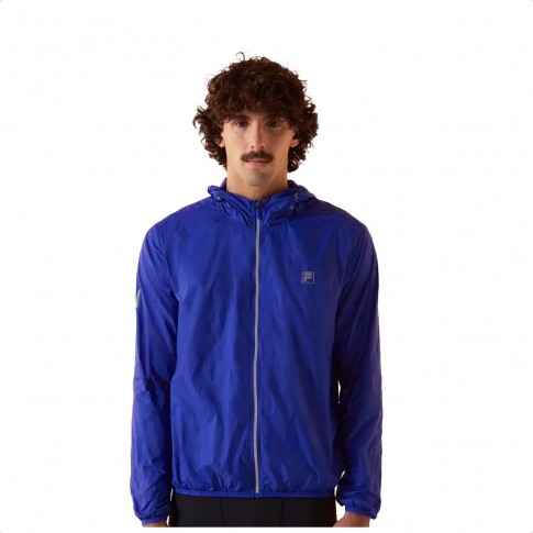 Jaqueta Fila Corta Vento Racer Run Masculina Azul