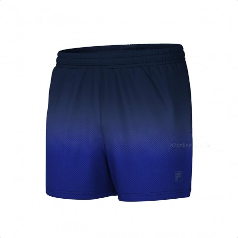 Shorts Fila Print 4 Masculino Marinho