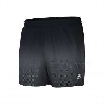 Shorts Fila Print 4 Masculino Preto