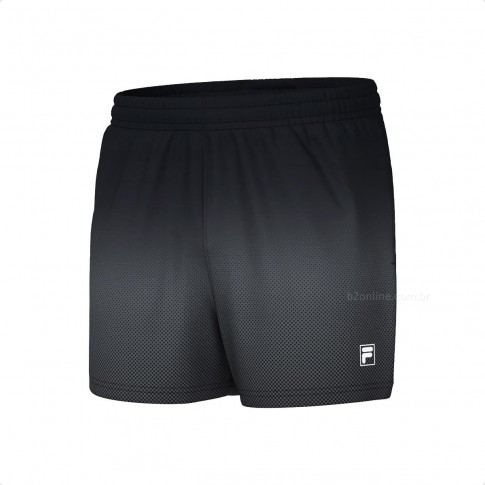 Shorts Fila Print 4 Masculino Preto