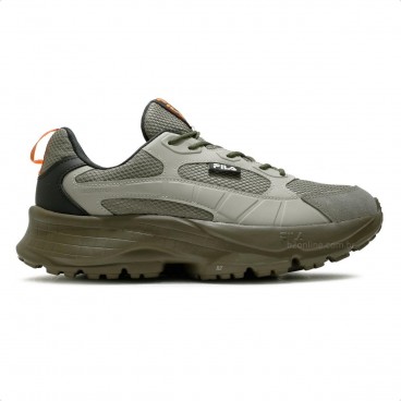 Tênis Fila Destroyer Masculino Verde / Laranja