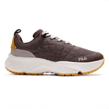 Tênis Fila Elevation Masculino Marrom / Branco